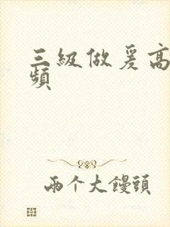 三级做爰高潮视频