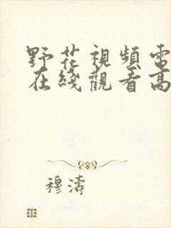 野花视频电视剧在线观看高清