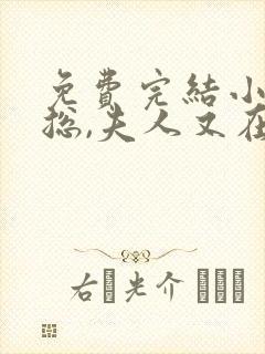 免费完结小说厉总,夫人又在闹离婚