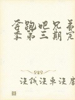 奔跑吧兄弟第三季第三期完整版