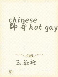 chinese帅哥hot gay teen封面