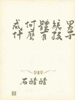 成何体统男主为什么有孩子封面