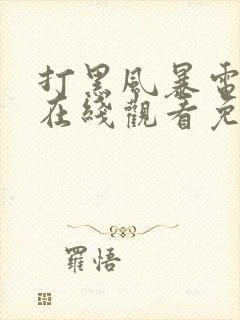 打黑风暴电视剧在线观看免费完整版