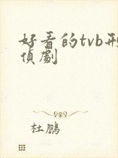 好看的tvb刑侦剧