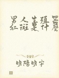 男人生殖器上长红斑是什么