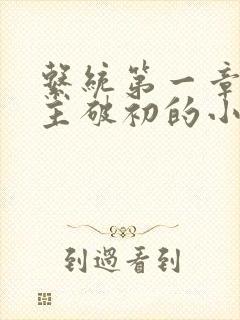 系统第一章给宿主破初的小说