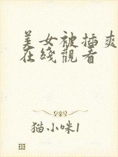 美女被插爽视频在线观看