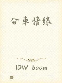公车情缘封面