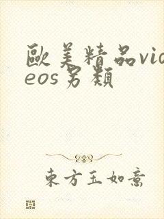 欧美精品videos另类封面