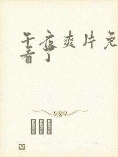 午夜爽片免费观看了