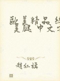 欧美精品 丝袜 美腿 中文字幕封面