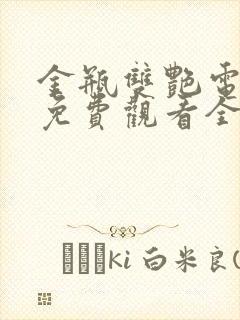 金瓶双艳电视剧免费观看全集高清下集快播