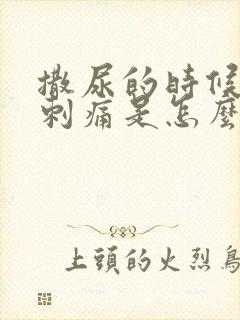 撒尿的时候尿道刺痛是怎么回事