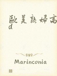 欧美熟妇高潮hd