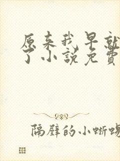 原来我早就无敌了小说免费下载