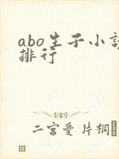 abo生子小说排行封面