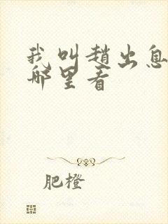 我叫赵出息全集哪里看封面