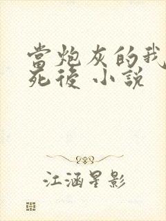 当炮灰的我替身死后 小说