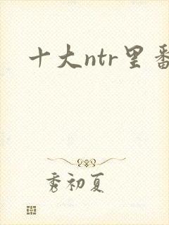 十大ntr里番封面