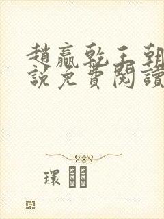 赵赢乾王朝令小说免费阅读全文封面