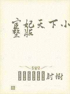 宦妃天下小说完整版