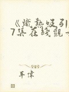 《炽热吸引》17集在线观看封面