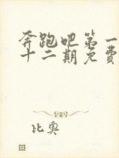 奔跑吧第一季第十二期免费观看完整版封面