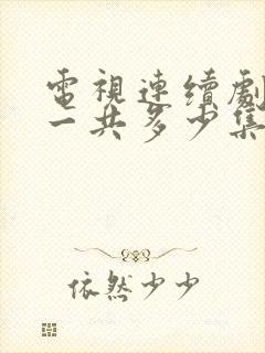 电视连续剧娘道一共多少集