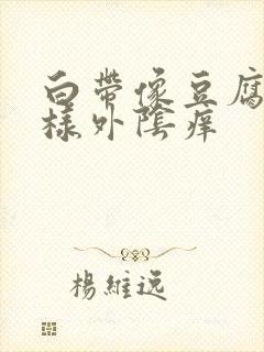 白带像豆腐渣一样外阴痒