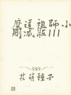 魔道祖师小说未删减版111