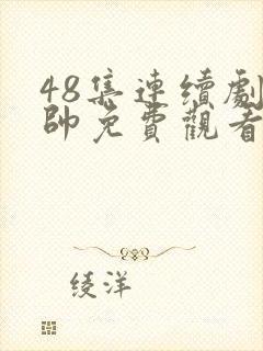 48集连续剧少帅免费观看高清封面