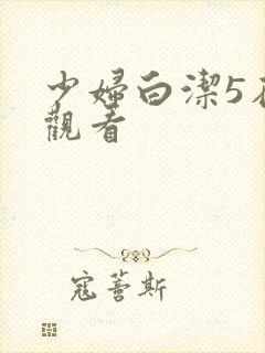 少妇白洁5在线观看