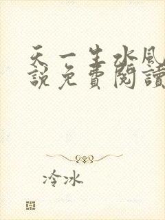 天一生水风流小说免费阅读封面