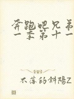 奔跑吧兄弟第十一季第十一期免费观看