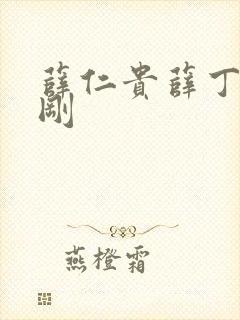 薛仁贵薛丁山薛刚