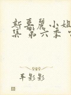 斯嘉丽小姐探案集 第六季 电视剧