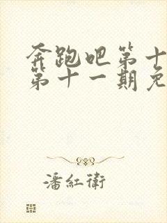 奔跑吧第十一季第十一期免费观看