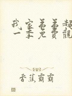 我家弟弟超棒第一季免费观看动漫封面