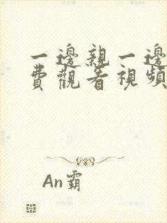 一边亲一边摸免费观看视频