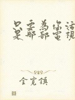 只要为你活一天是哪部电视剧的插曲