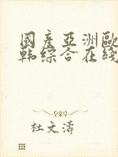 国产亚洲欧美日韩综合在线