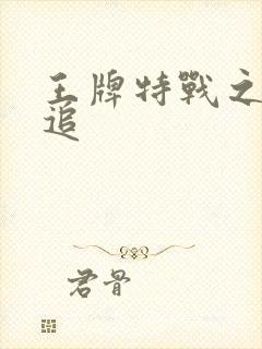 王牌特战之军少追