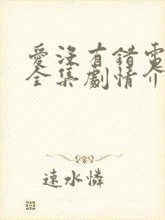 爱没有错电视剧全集剧情介绍封面