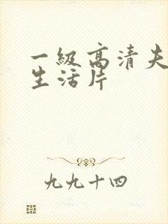 一级高清夫妻性生活片