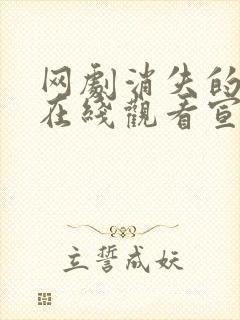 网剧消失的凶手在线观看宣璐封面