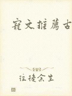宠文推荐古言封面