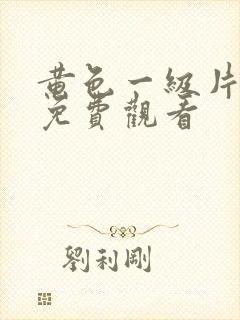 黄色一级片在线免费观看封面