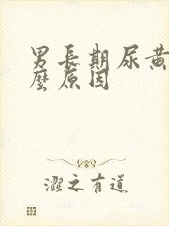 男长期尿黄是什么原因