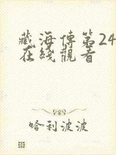 藏海传第24集在线观看