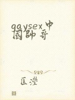 gaysex中国帅哥